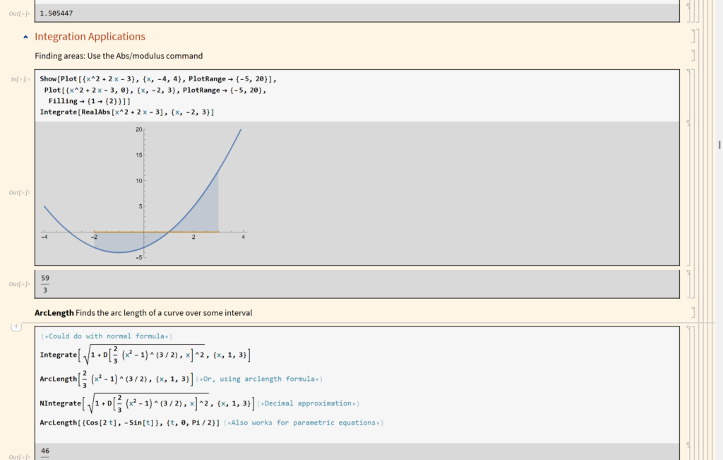 mathematica cas stuff #2